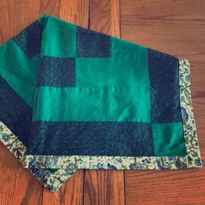 Handmade quilted table Cover/Runner